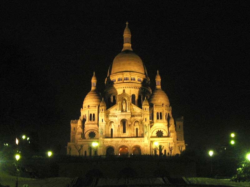 The Sacr Coeur's Basilica in Paris